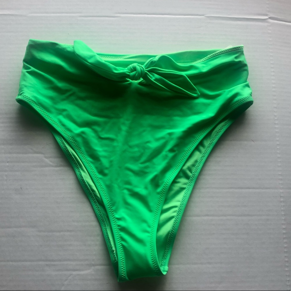 NWOT Aerie high rise high cut cheeky bikini bottom